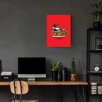 Jordan Travis Scott Burger Art Poster