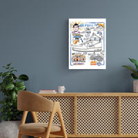 Nike air Force 1 Sneakers Poster
