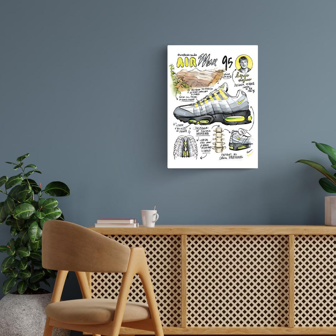 Nike Air Max 95' Sneakers Poster