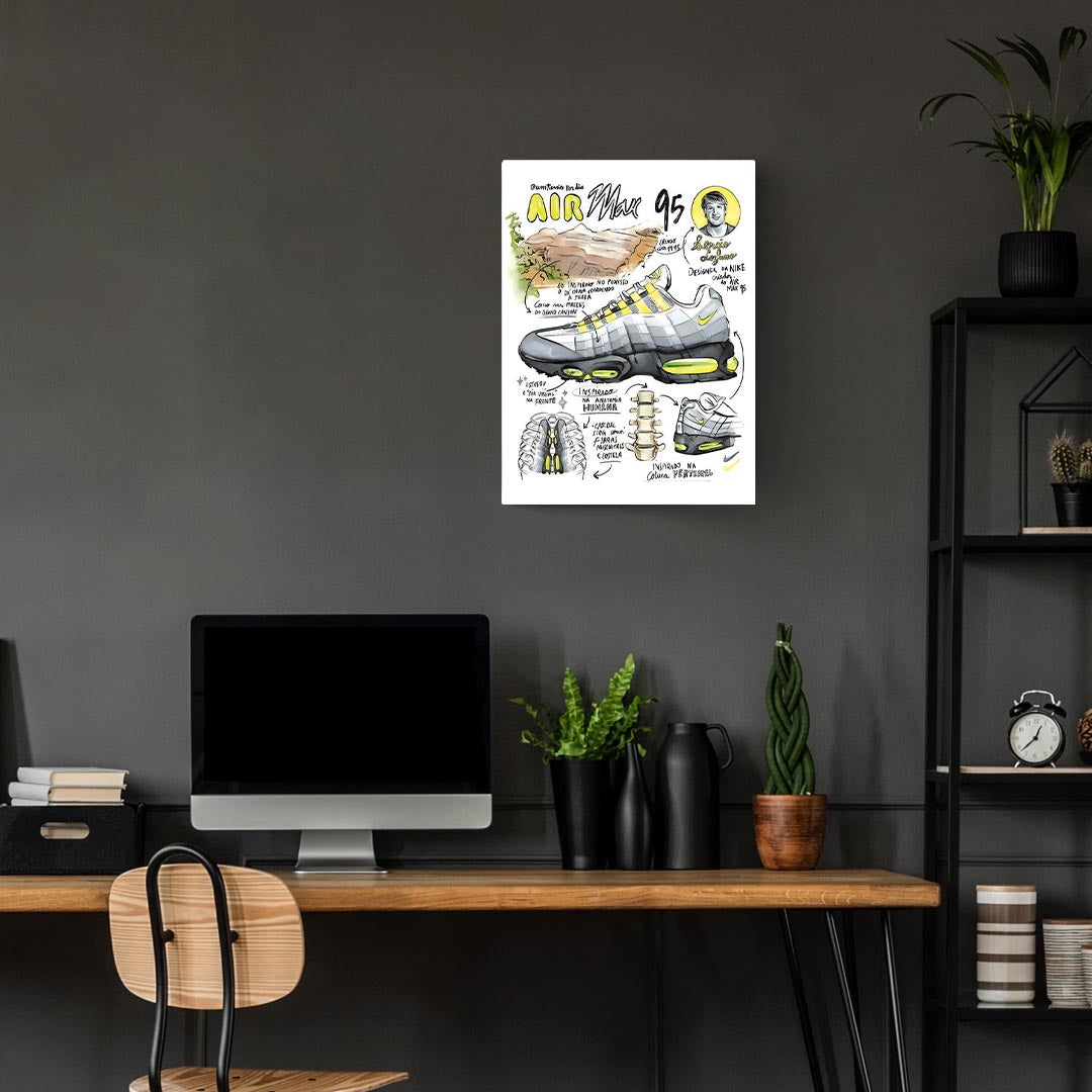 Nike Air Max 95' Sneakers Poster