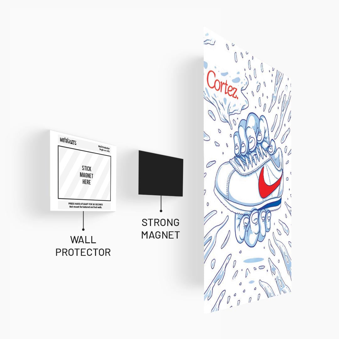 Nike Cortez Sneakers Poster