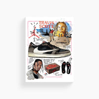 Nike Travis Scotts Flyer Sneakers Poster