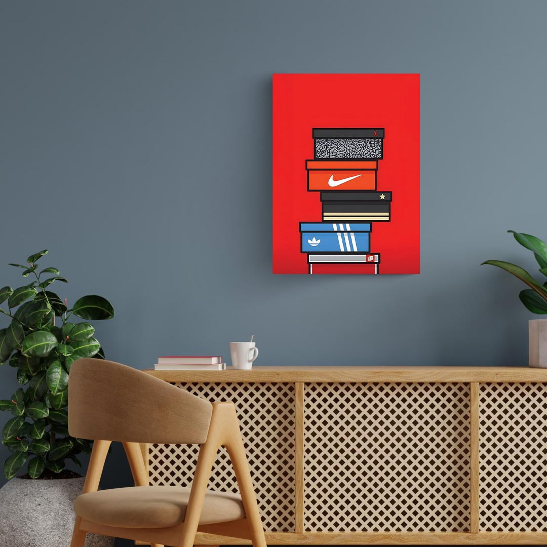 Sneaker Crates Poster