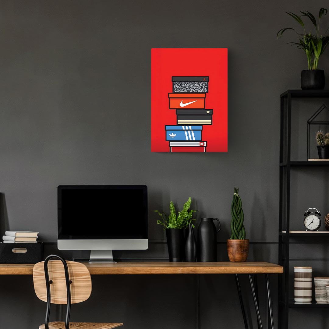 Sneaker Crates Poster
