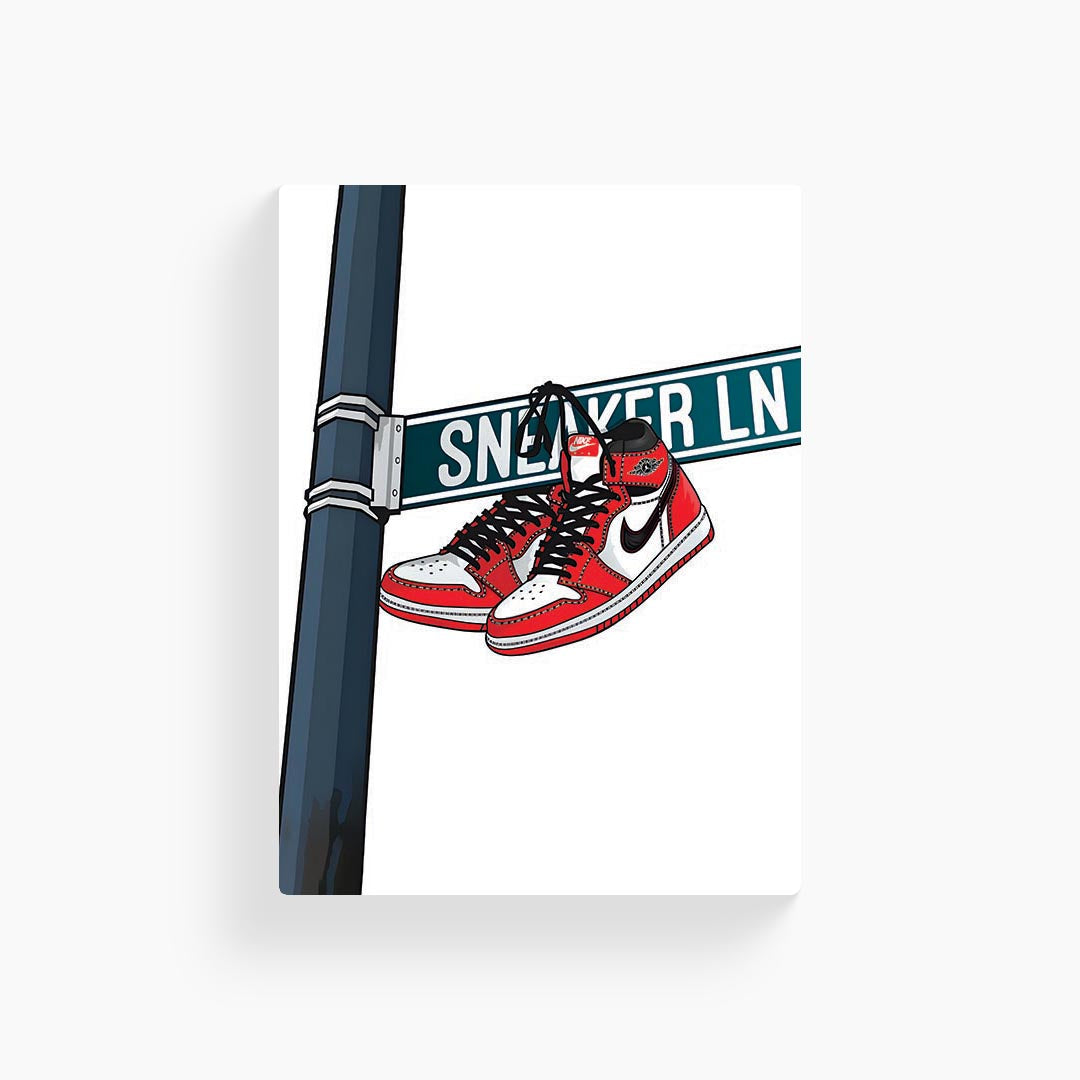 Sneaker Lane Air Jordans Poster
