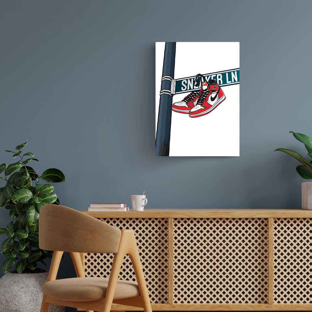 Sneaker Lane Air Jordans Poster