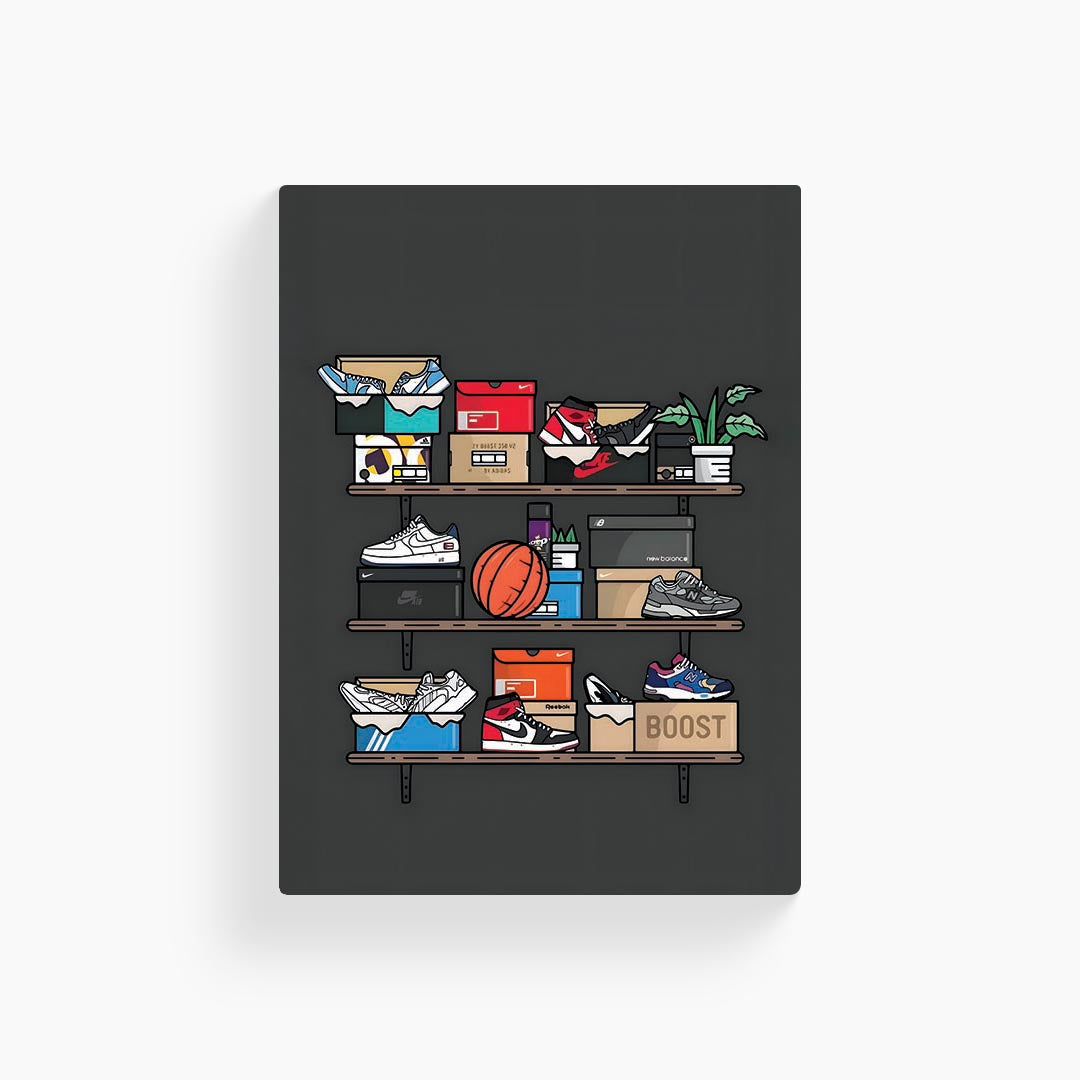 Sneakerhead Shelf Poster