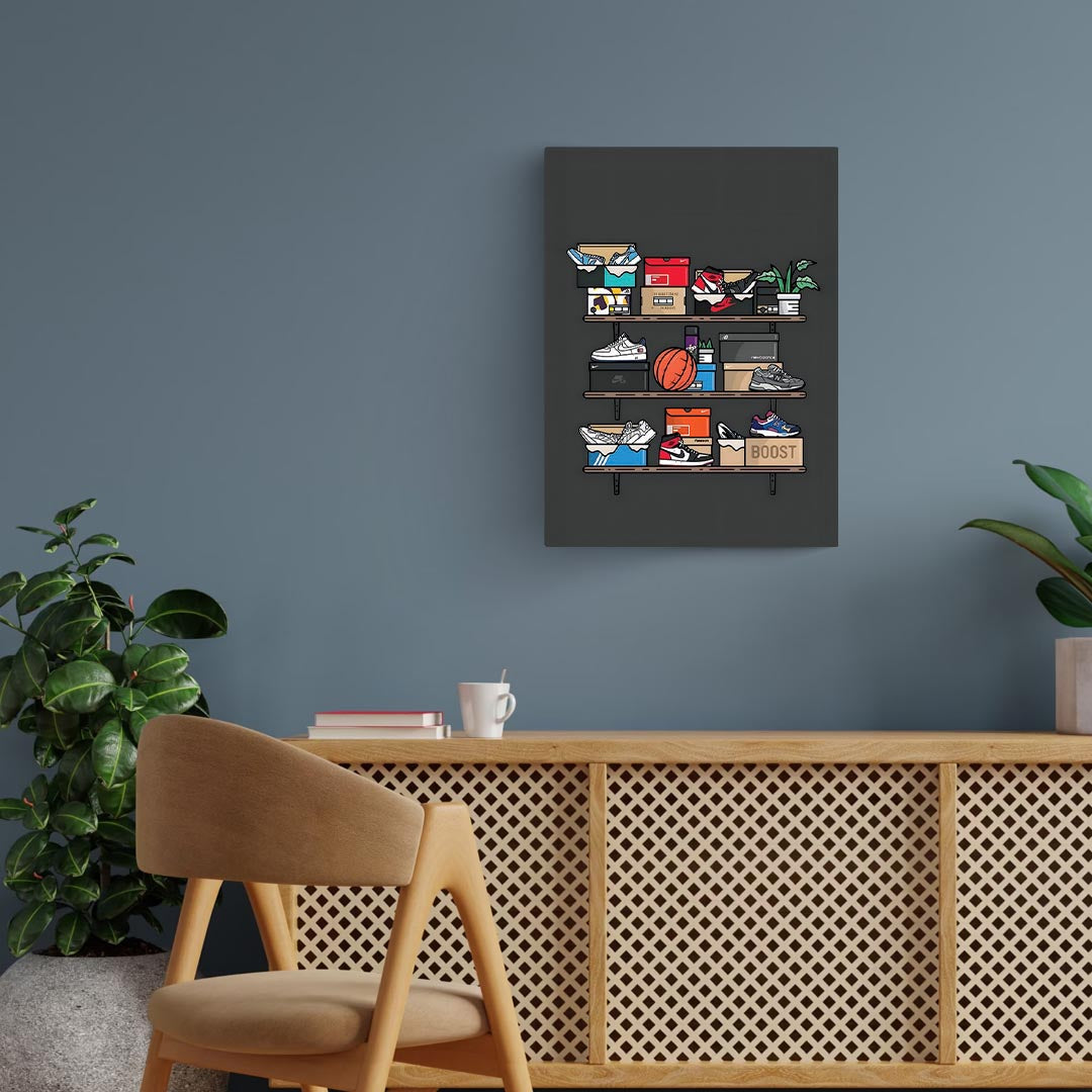 Sneakerhead Shelf Poster