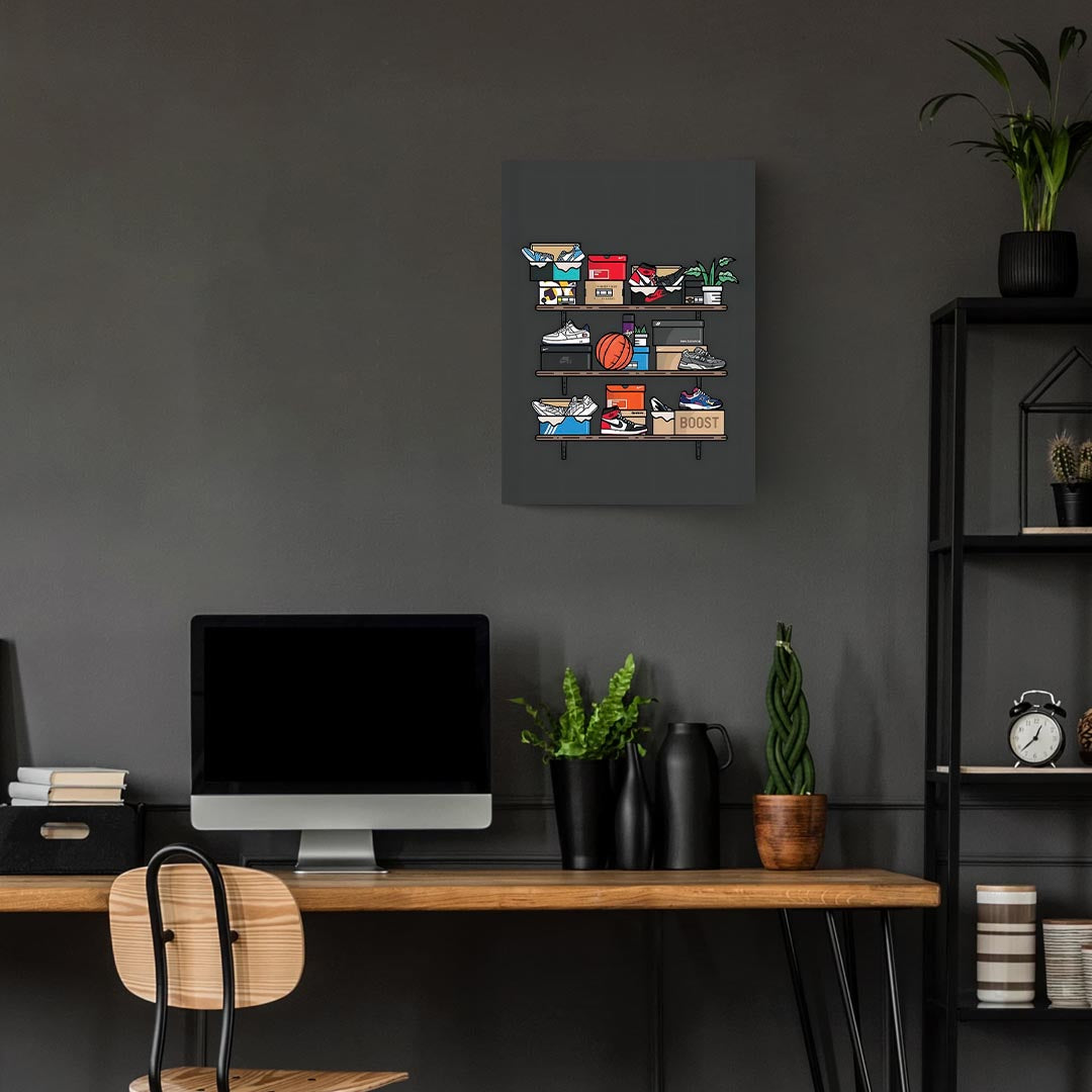 Sneakerhead Shelf Poster