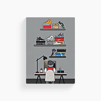 Sneakerhead Shelf Poster