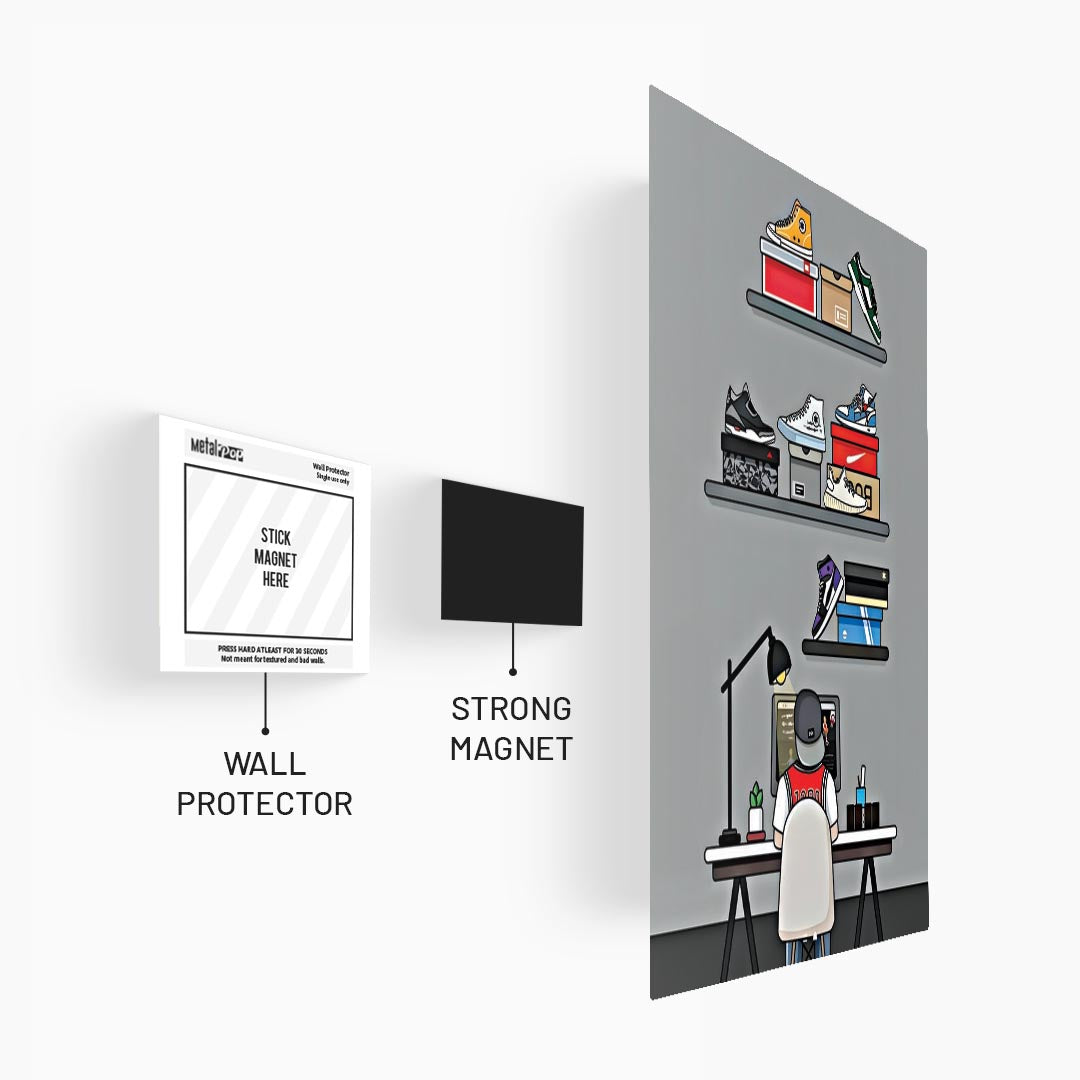 Sneakerhead Shelf Poster