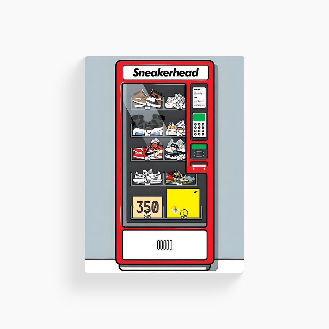 Sneakers Vending Machine Poster