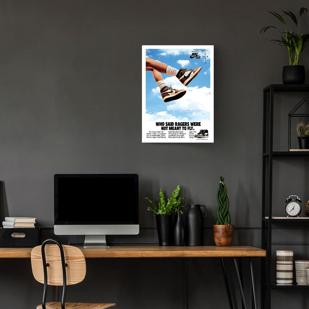 Travis Scott Jordans Poster