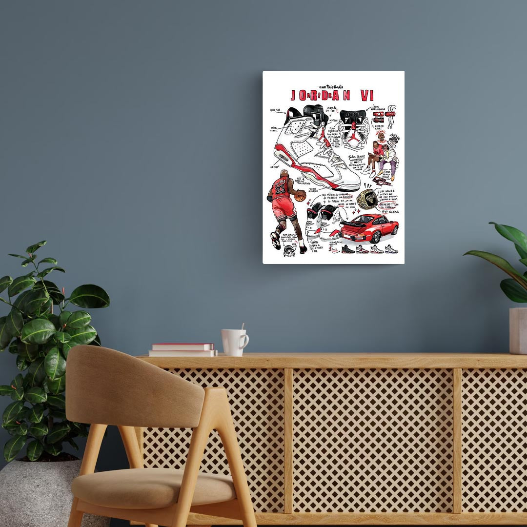 Air Jordan 6 Flyer Poster