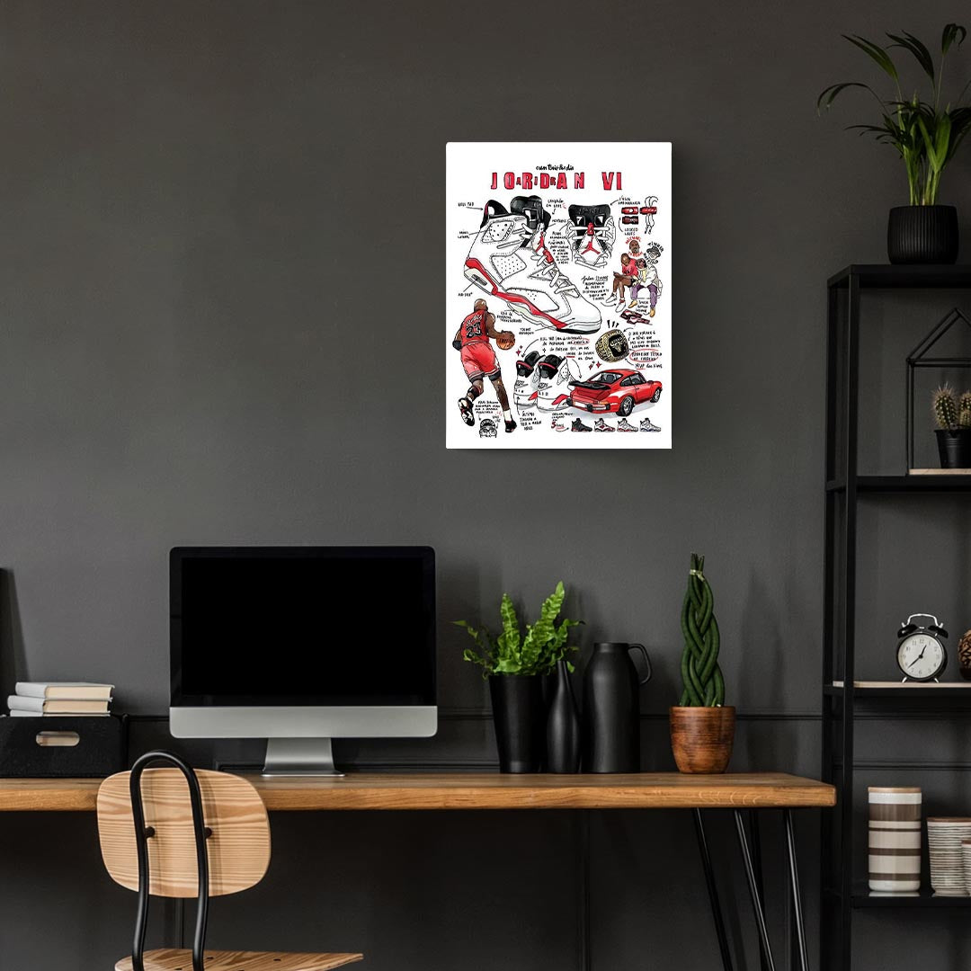 Air Jordan 6 Flyer Poster