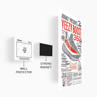 Yeezy Boost Flyer Sneakers Poster