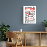 Yeezy Boost Flyer Sneakers Poster
