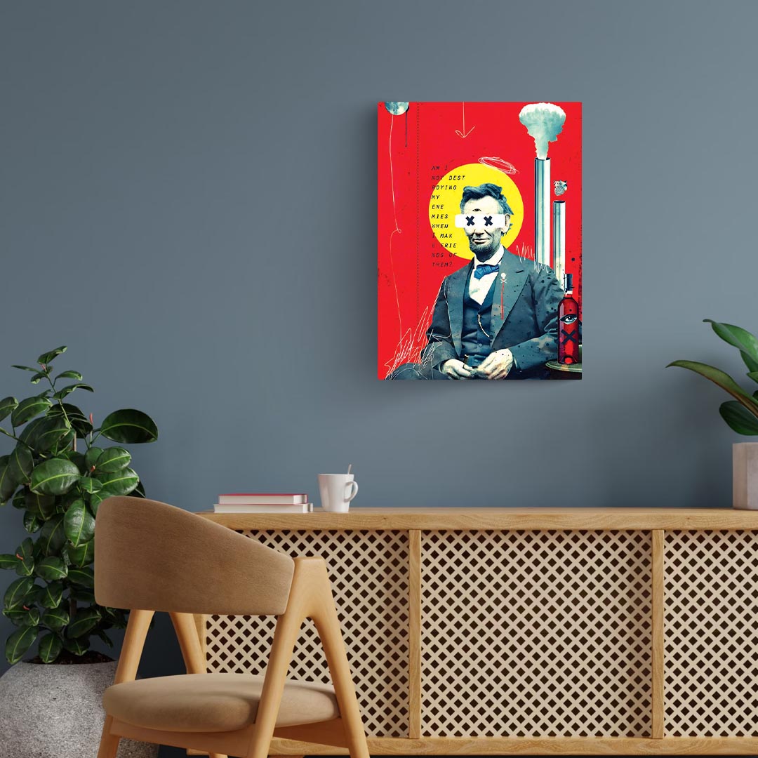 Lincoln Pop Art Poster