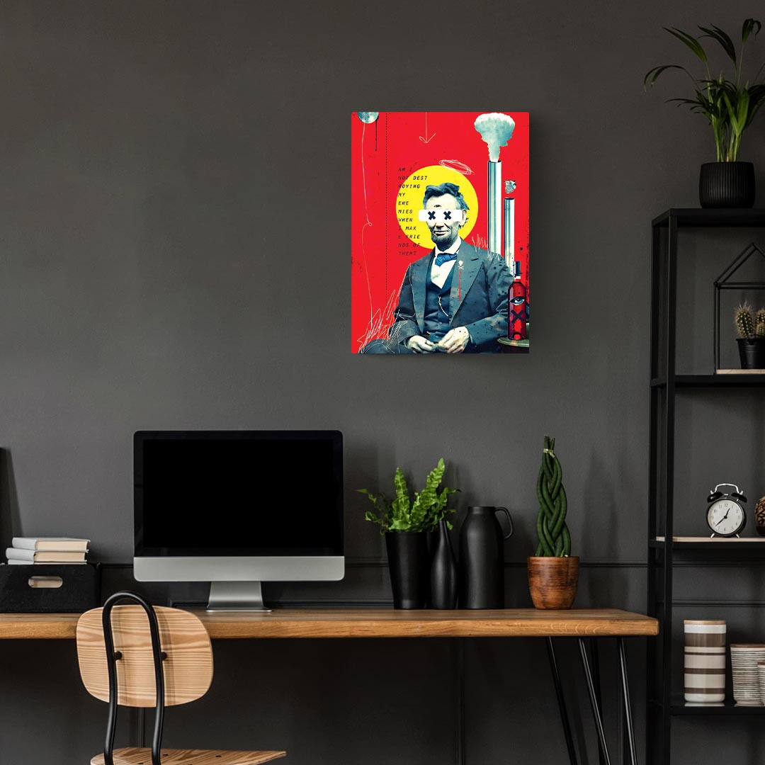 Lincoln Pop Art Poster
