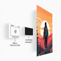 Backpacker Art Poster