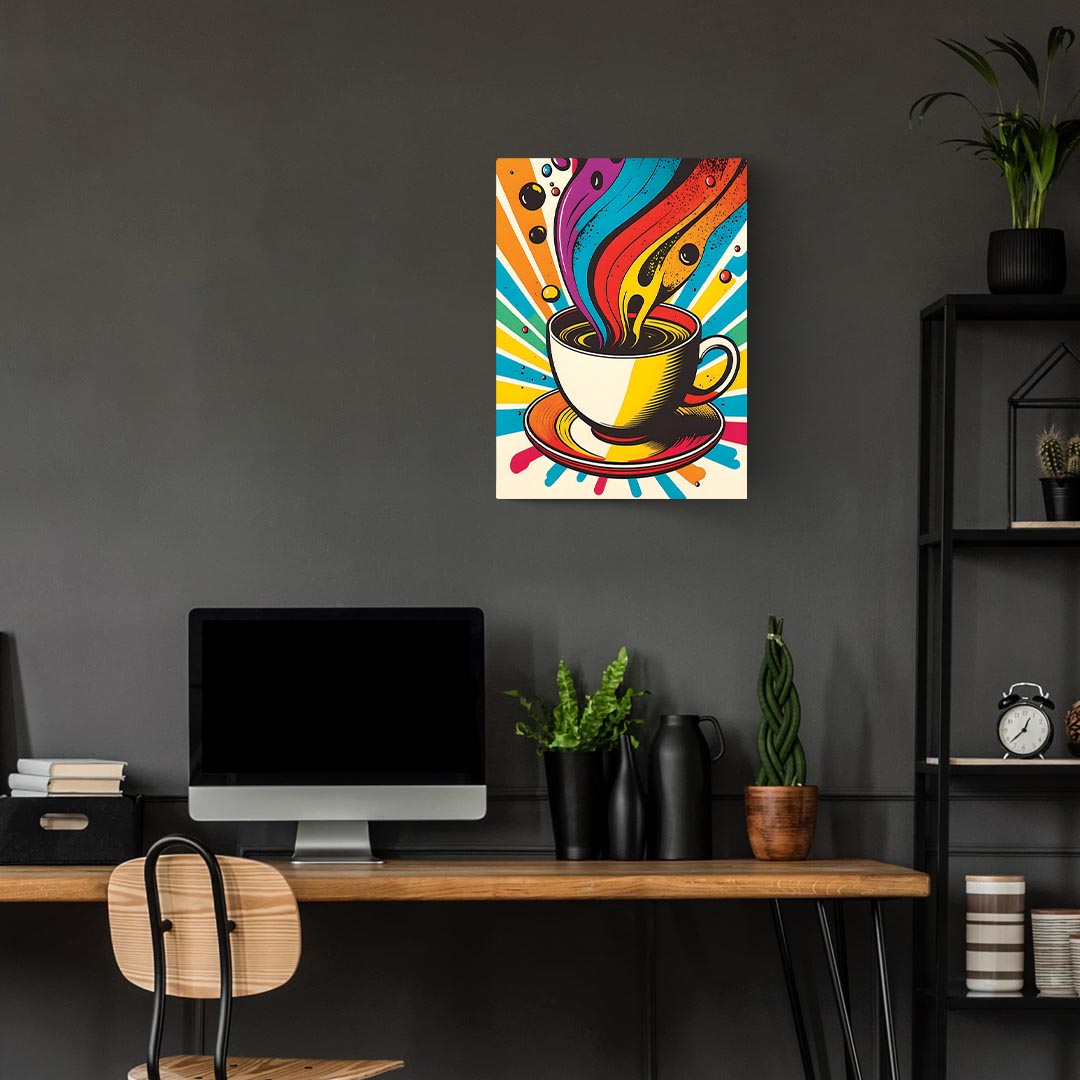 Coffee Abstract Art Poster