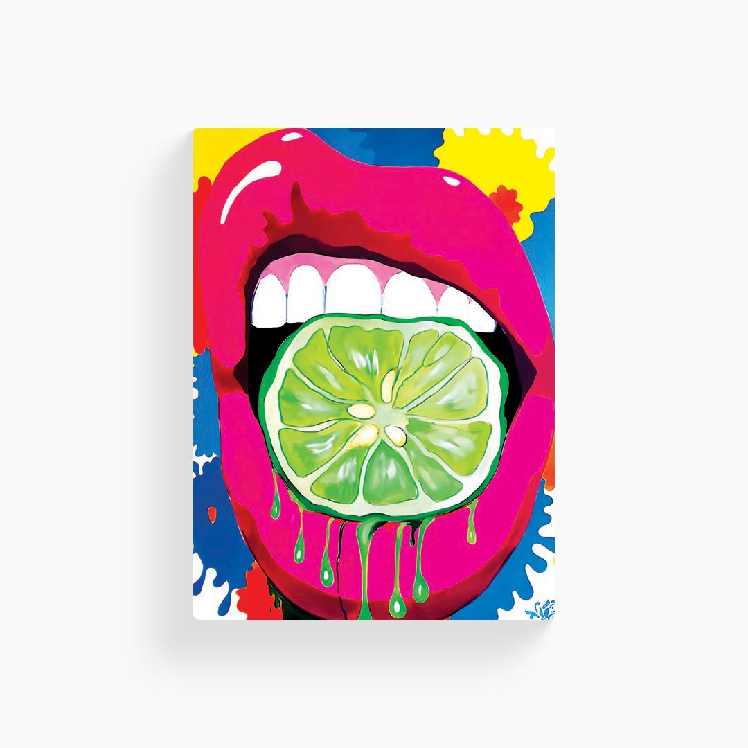 Drippy Lime Poster
