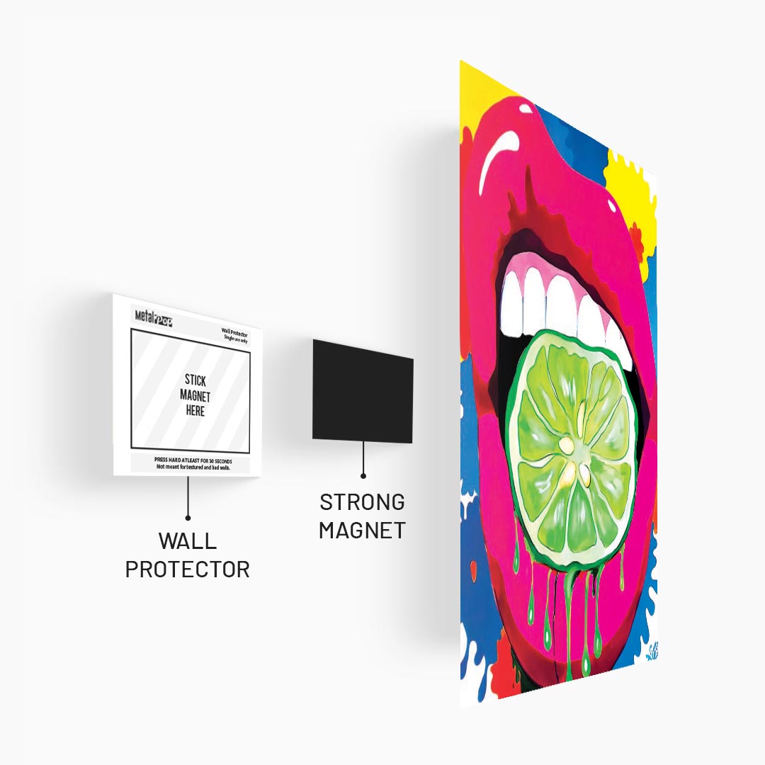 Drippy Lime Poster