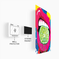 Drippy Lime Poster