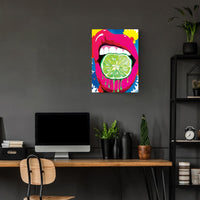 Drippy Lime Poster