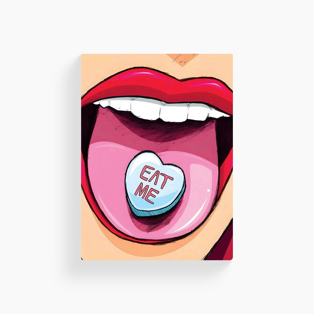 Eat Me Pop Art Poster