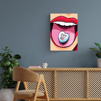 Eat Me Pop Art Poster
