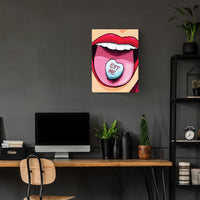 Eat Me Pop Art Poster