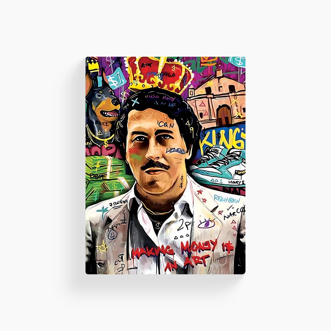 Pablo Escobar Pop Art Poster
