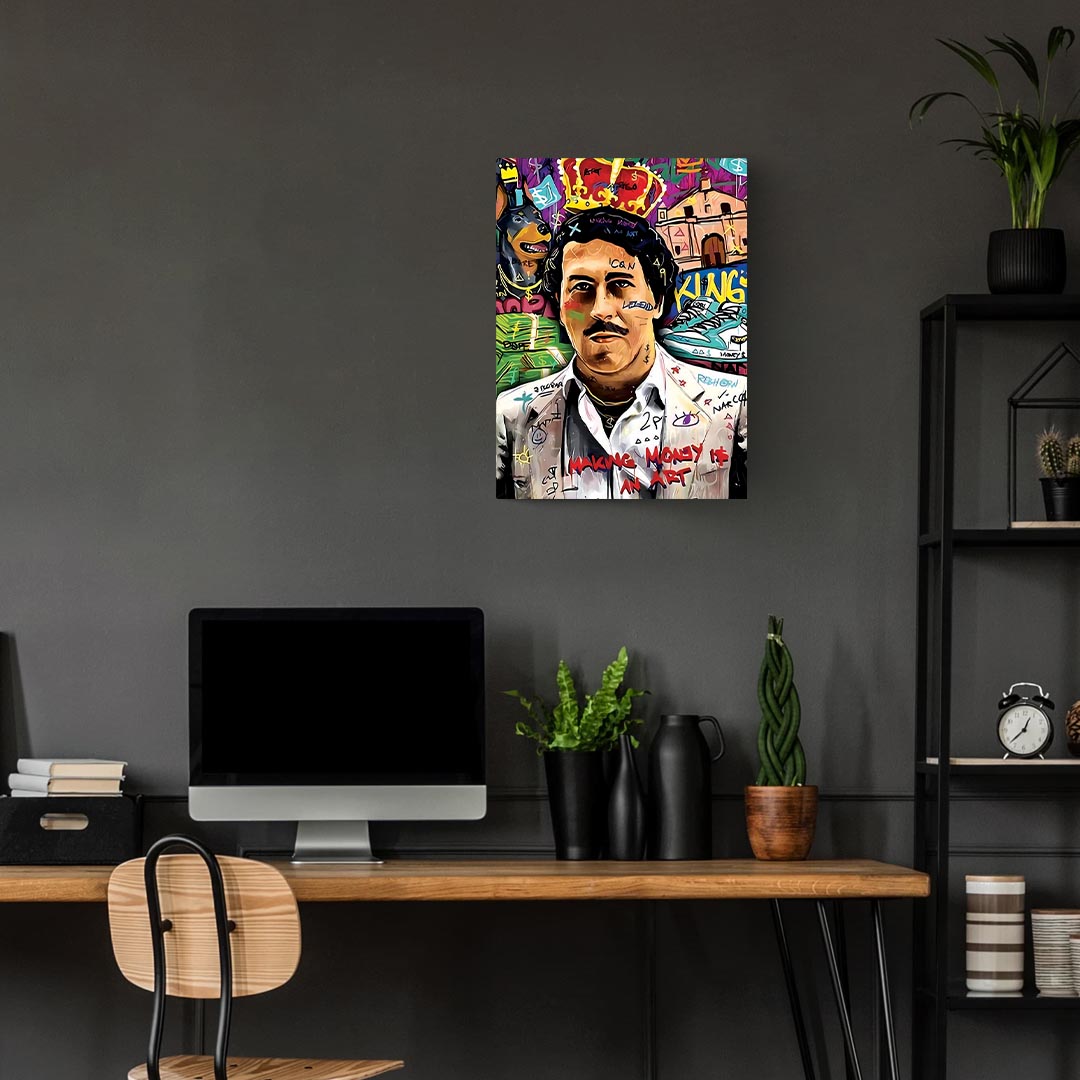 Pablo Escobar Pop Art Poster