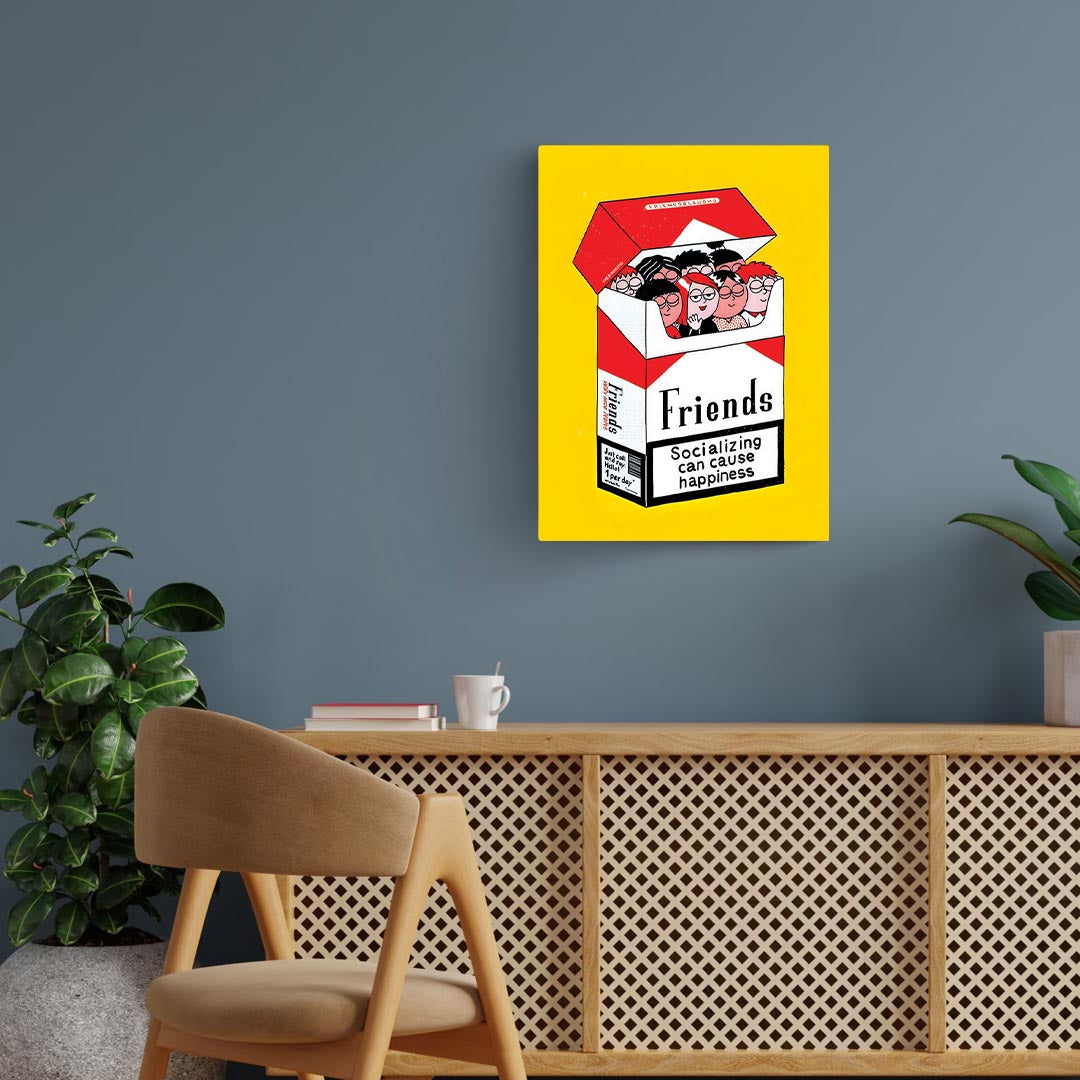 Friends Art Metal Poster