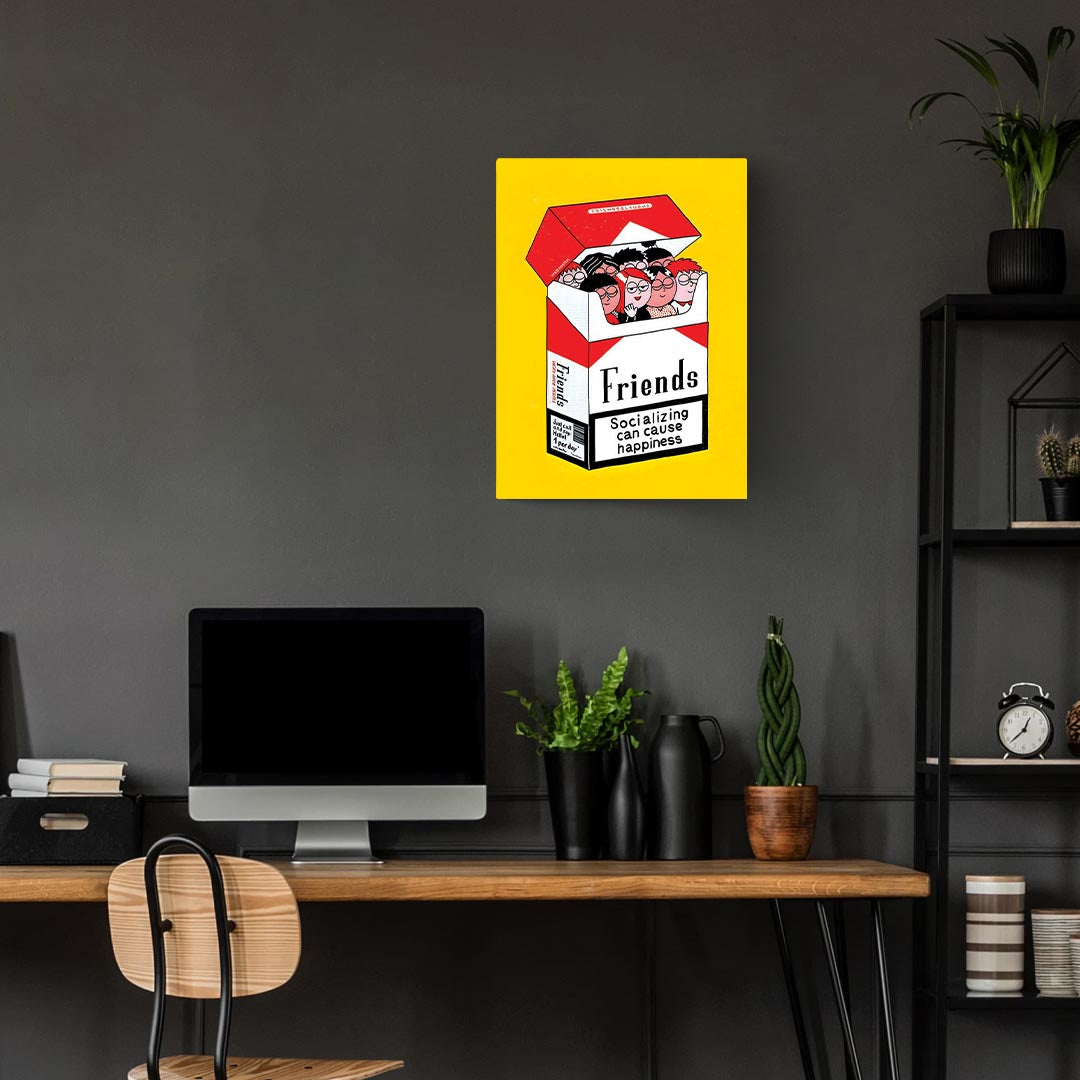 Friends Art Metal Poster