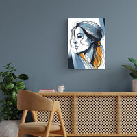 Geometric Woman Art Poster