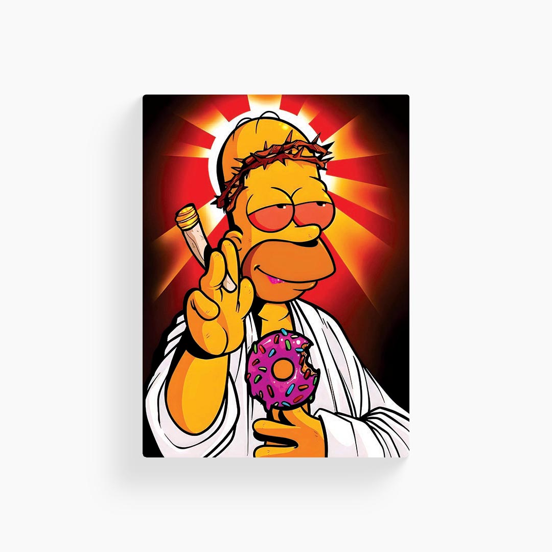 High Simpson Poster – Metal Pop