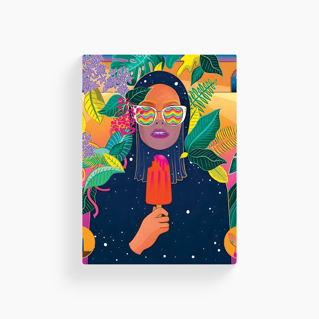 Indi-woman Pop Art Poster