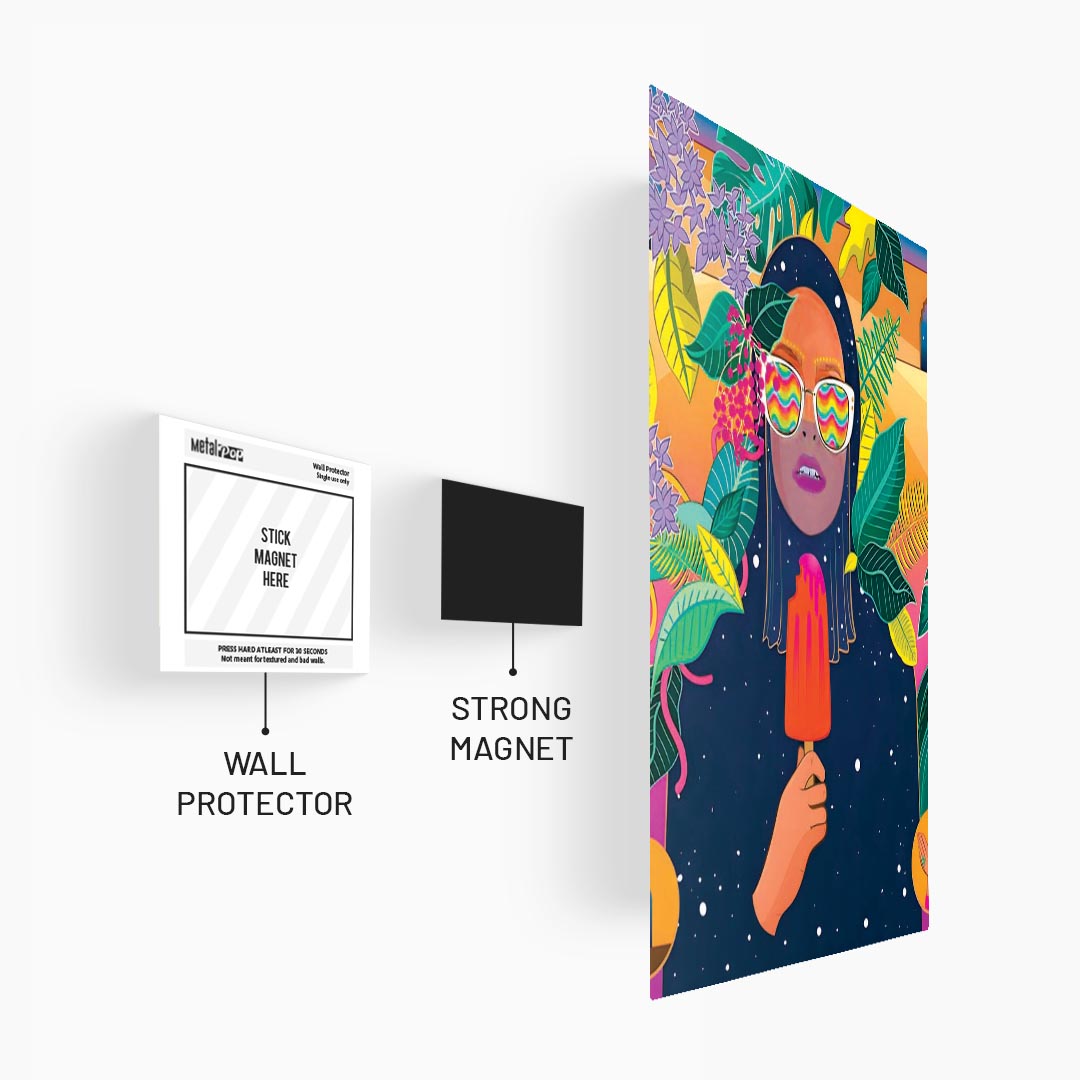 Indi-woman Pop Art Poster
