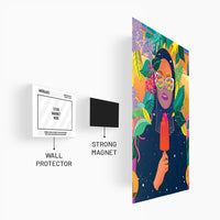 Indi-woman Pop Art Poster