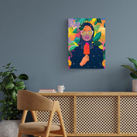 Indi-woman Pop Art Poster
