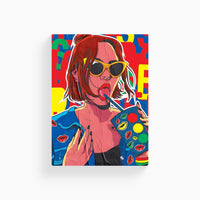 Indi-Woman Pop Art Poster