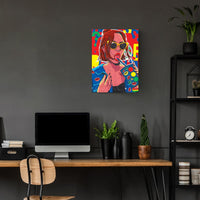 Indi-Woman Pop Art Poster
