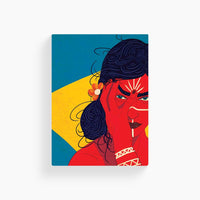 Indian Woman Illustation Poster