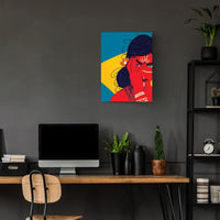 Indian Woman Illustation Poster