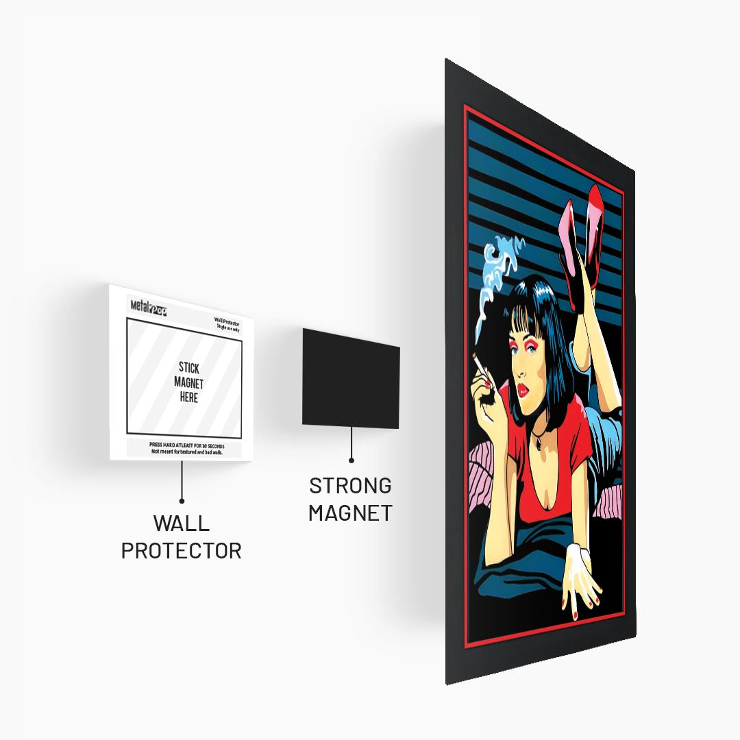 Mia Wallace Illustration Poster