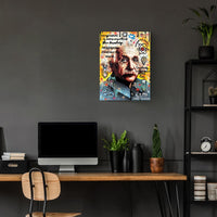 Elbert Einstein Pop Art Poster