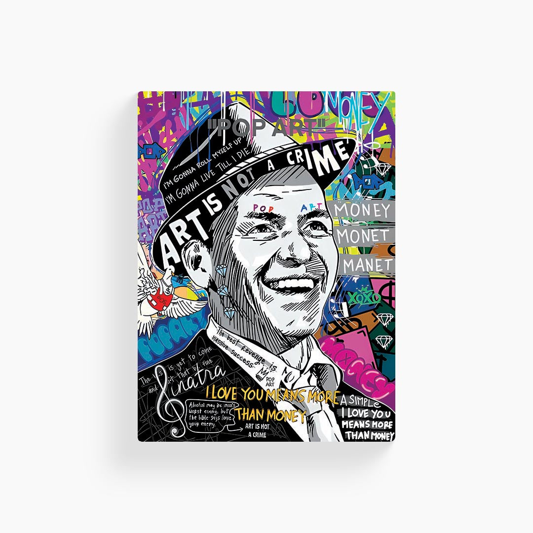 Frank Sinatra Pop Art Poster