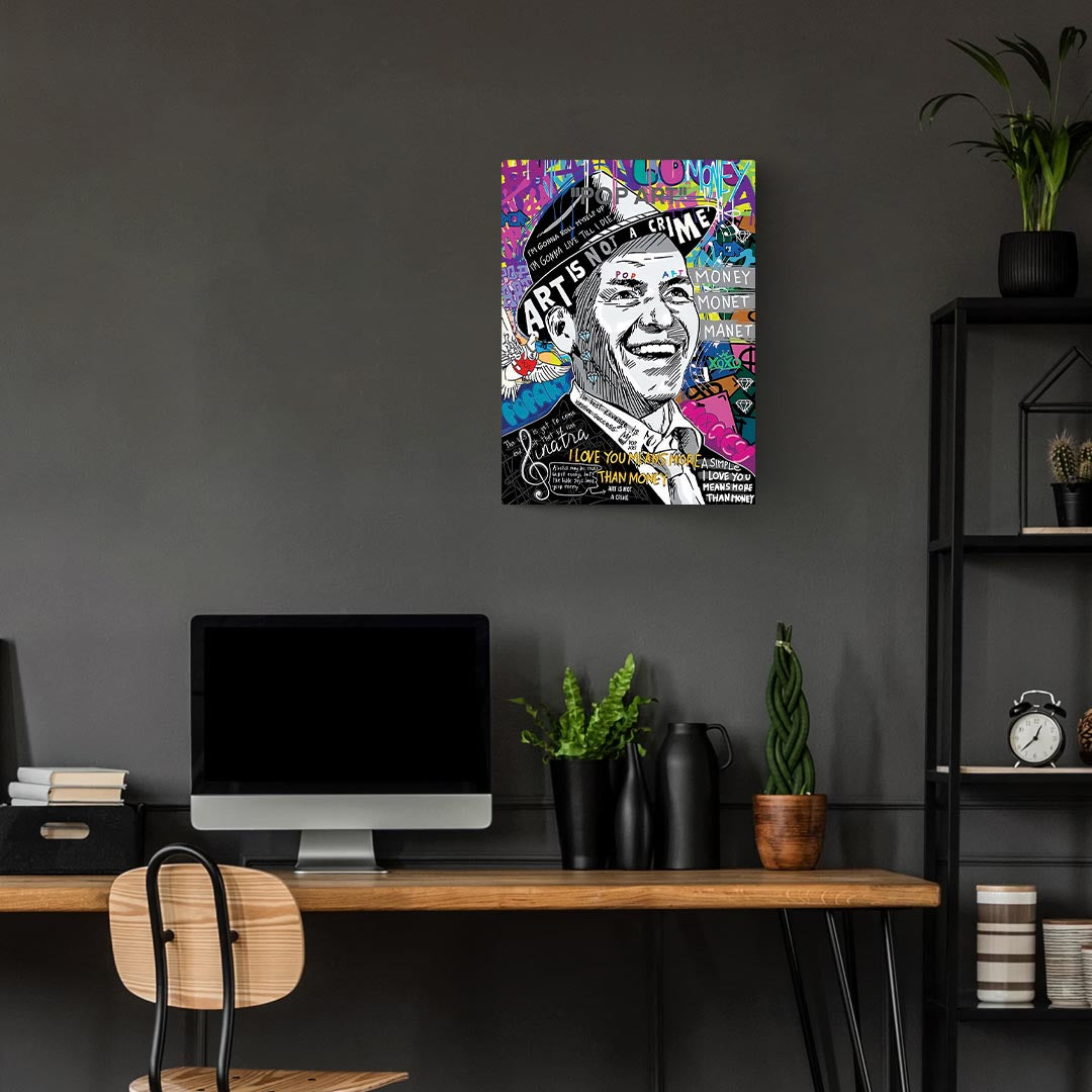 Frank Sinatra Pop Art Poster